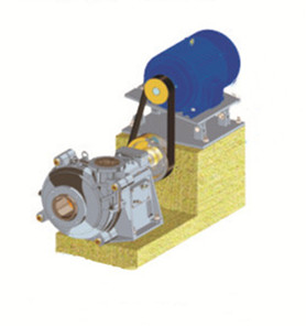Viscosità orizzontale 200NJ-530 di D200mm 780r/Min Mud Slurry Pump High