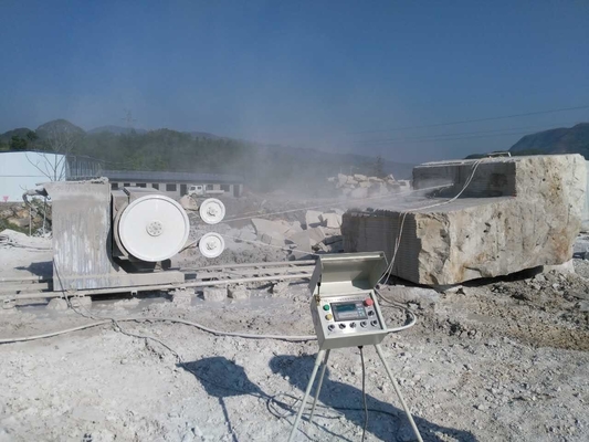 Taglio di pietra del marmo del granito di Diamond Wire Saw Machine 37KW 75KW della cava di CNC